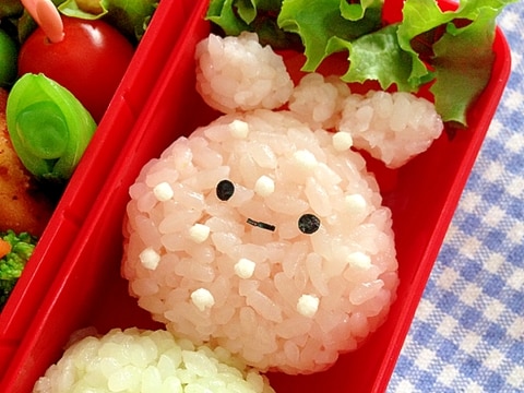 簡単キャラ弁☆すみっコぐらし『ふろしき』おにぎり♪